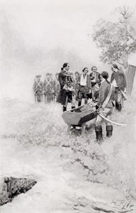El entierro de Braddock, ilustración de 