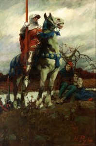 La llegada de Lancaster de Howard Pyle