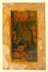 El hada Morgana, de "North Folk Legends of the Sea" de Howard Pyle, publicado en Harper
