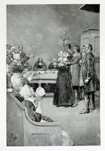 El Juicio de una Bruja, ilustración de 