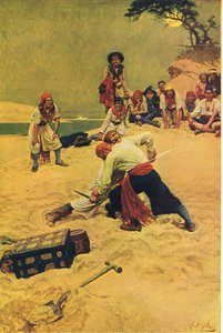 ¿Quién será el capitán?, de Howard Pyles Book of Pirates publicado por Harper & Bros, 1921