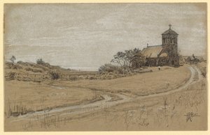 Dibujo, Paisaje, 1880-90 de Howard Russell Butler