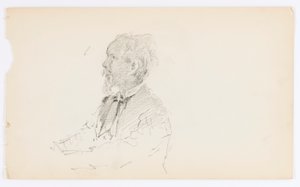 Sin título (Cabeza de hombre barbudo) de Howard Russell Butler