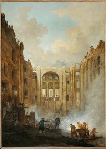 El incendio del Palais Royal en ...