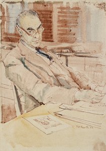 Retrato de Sir Karl Theodore Parker, CBE, 1952 de Hubert Andrew Freeth