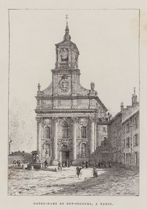 Notre-Dame De Bon-Secours, A Nancy (grabado) de Hubert Clerget