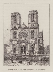 Notre-Dame De Bon-Secours, A Neuvizy (grabado) de Hubert Clerget