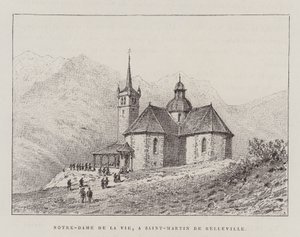 Notre-Dame De La Vie, A Saint-Martin De Belleville (grabado)