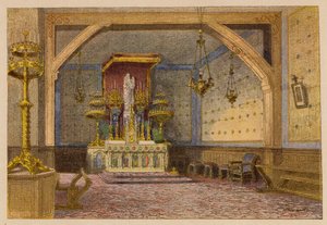 Notre-Dame De Salut (litografía en color) de Hubert Clerget