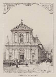 Notre-Dame Des Victoires (grabado) de Hubert Clerget