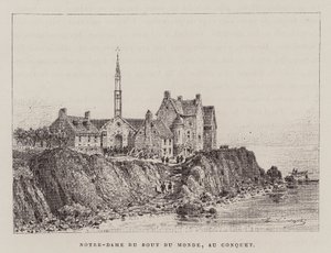 Notre-Dame Du Bout Du Monde, Au Conquet (grabado) de Hubert Clerget
