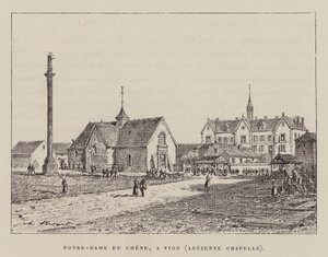Notre-Dame Du Chene, A Vion, Ancienne Chapelle (grabado) de Hubert Clerget