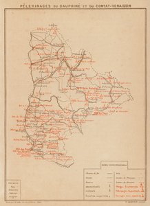 Pelerinages Du Dauphine Et Du Comtat-Venaissin (litografía en color)