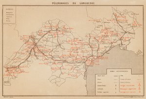 Pelerinages Du Languedoc (litografía en color)