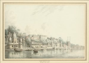 Benarés en el río Ganges de Hubert Cornish