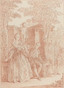 Sí, la conozco traidor, y conozco tu corazón de Hubert Francois Gravelot