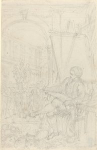 Autorretrato de Hubert Francois Gravelot