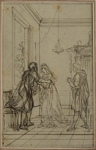 Estudio para "La Pharsale" de Lucain, Canto II