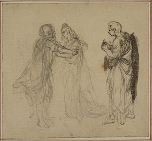 Estudio para "La Pharsale" de Lucain, Canto II