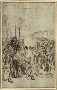 Estudio para "La Pharsale" de Lucain, Canto IV