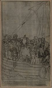 Estudio para "La Pharsale" de Lucain, Canto IX