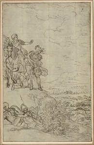 Estudio para "La Pharsale" de Lucain, Canto VII