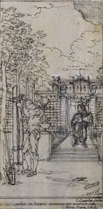 Estudio para la viñeta-frontal de la obra de Poncelet "Principes Generaux pour Servir à l