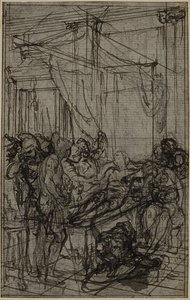 Estudio para una ilustración en Tácito "Tiberio, o los seis primeros libros de los Anales" Libro II, Vol. 1