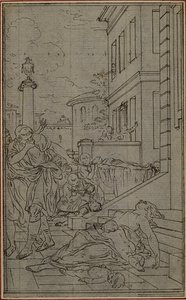 Estudio para la viñeta de "De la Nature des Choses" de Lucrecio, Vol. II, Libro VI