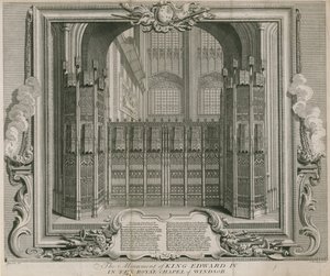 El monumento del Rey Eduardo IV de Hubert Francois Gravelot