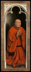 Retrato de Joost Vijdt, panel del exterior del Retablo de Gante