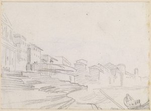 Edificios a lo largo de un río
