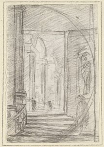 Interior de un Palacio Romano de Hubert Robert