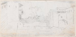 Escena de ciudad italiana de Hubert Robert