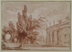 Jardín italiano de Hubert Robert