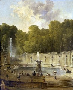 Lavanderas en un parque de Hubert Robert