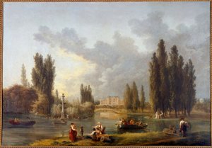 Le chateau de Mereville de Hubert Robert