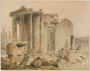 Der Tempel der Tiburtinischen Sibylle: Erinnerung an den Tempel der Sibylle in Tivoli