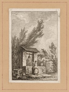 Placa Siete de Tardes en Roma de Hubert Robert