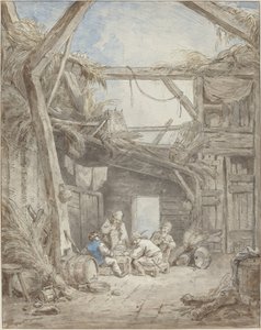 Granja en ruinas de Hubert Robert