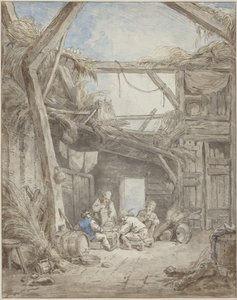 Granja en ruinas de Hubert Robert