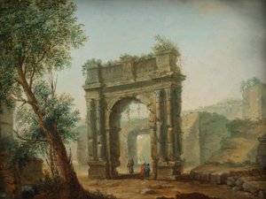 paisaje de ruinas