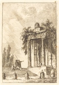 Pasos hacia los cuatro hitos de Hubert Robert