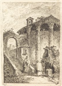 El Templo Antiguo de Hubert Robert