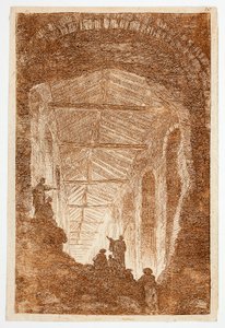 La Galería de Antigüedades, plato diez de Les Soirées de Rome