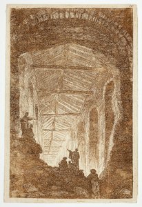 La Galería de Antigüedades, plato diez de Les Soirées de Rome