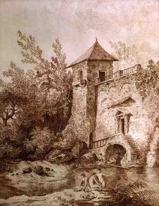 Los bañistas de Hubert Robert