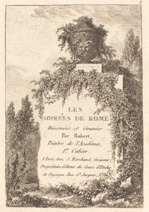 Página del título de Hubert Robert
