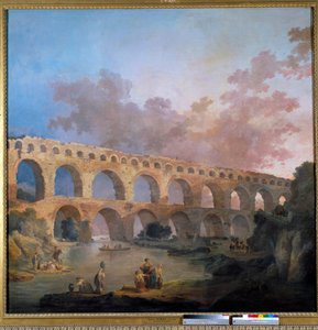 Vista del puente du Gard