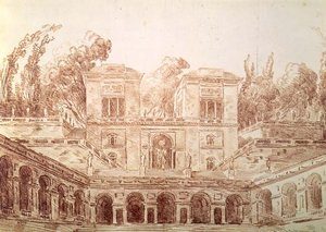 Villa Farnese, Roma de Hubert Robert